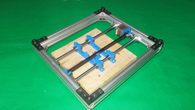 064-Homemade Router Mill CNC Laser Plotter 3D Printer Machine DIY Y Axis Slide Linear