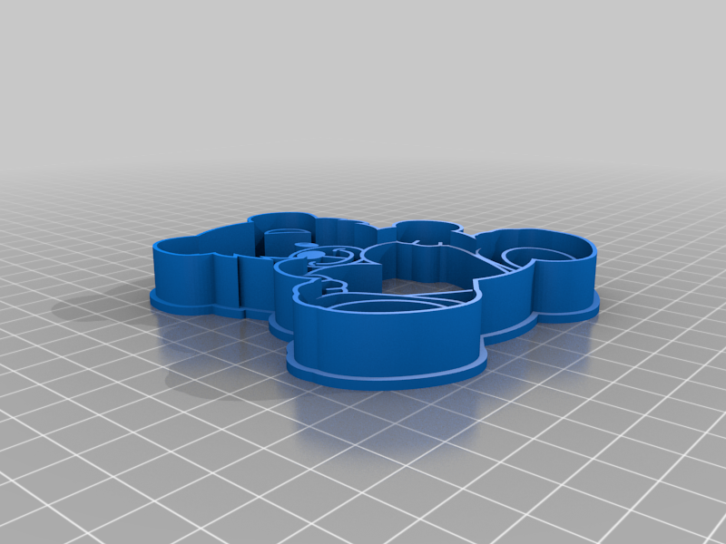 Valentine's day teddy bear cookie cutter