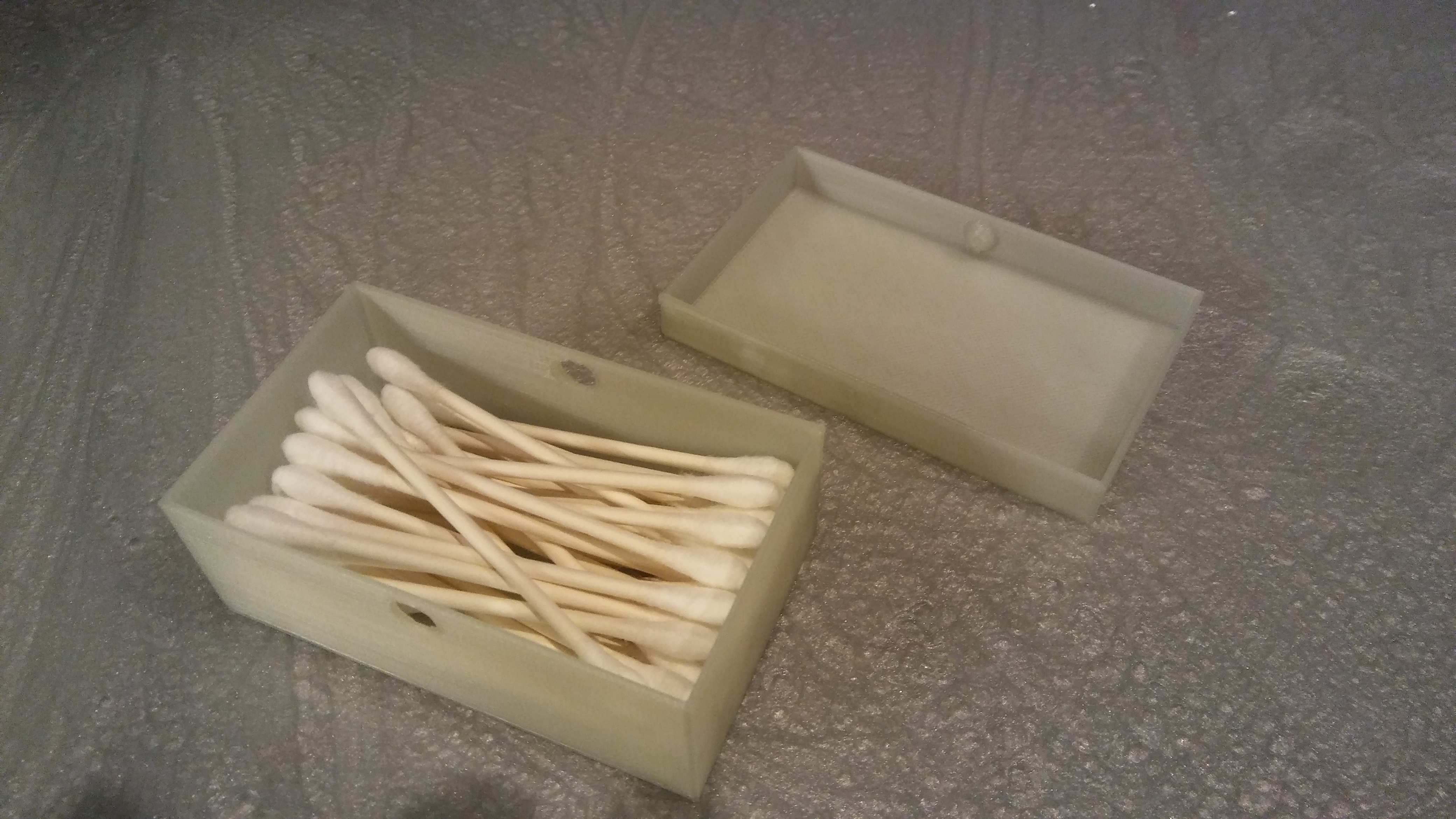 Cotton Swab Qtip Box