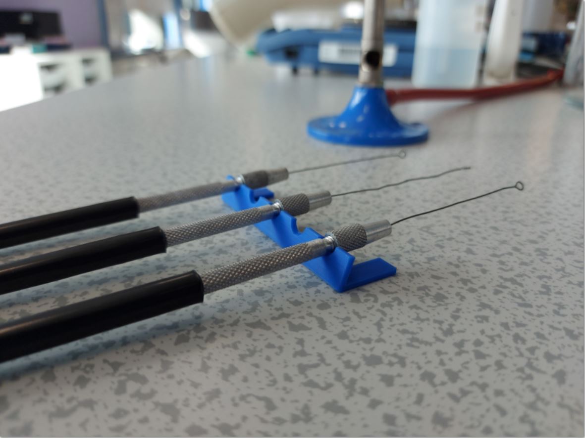 Inoculation loop stand / holder for laboratory