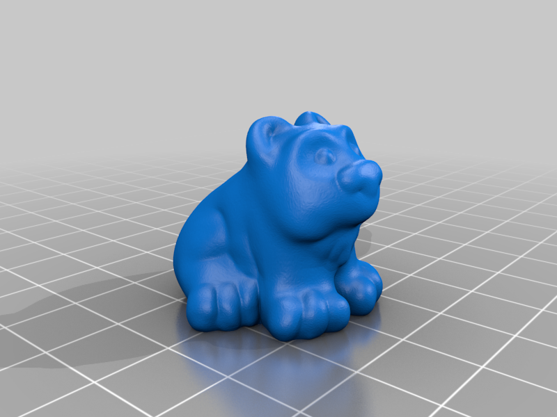 Simple bear, no supports