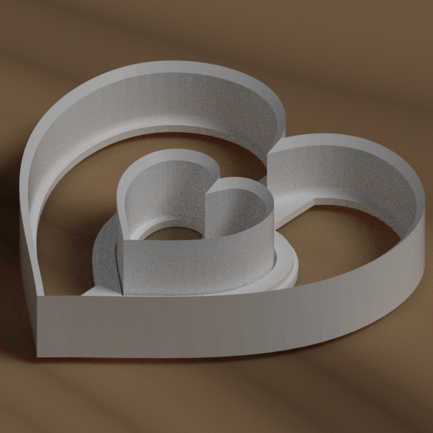 Double Heart Biscuit Cutter