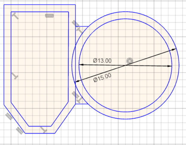 XT60 and Capholder 13mm diameter