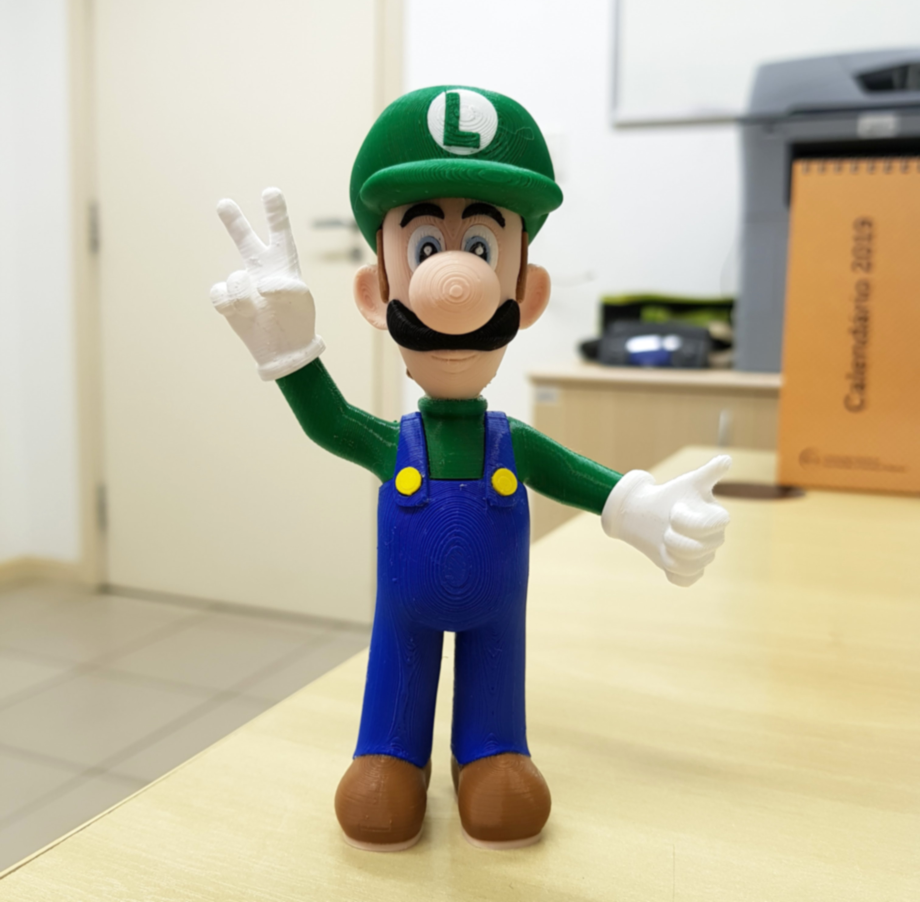 Luigi from Mario games - Multi-color