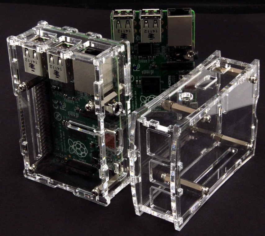 RASPBERRYPI-2-MODB-1GB acrylic laser cut case