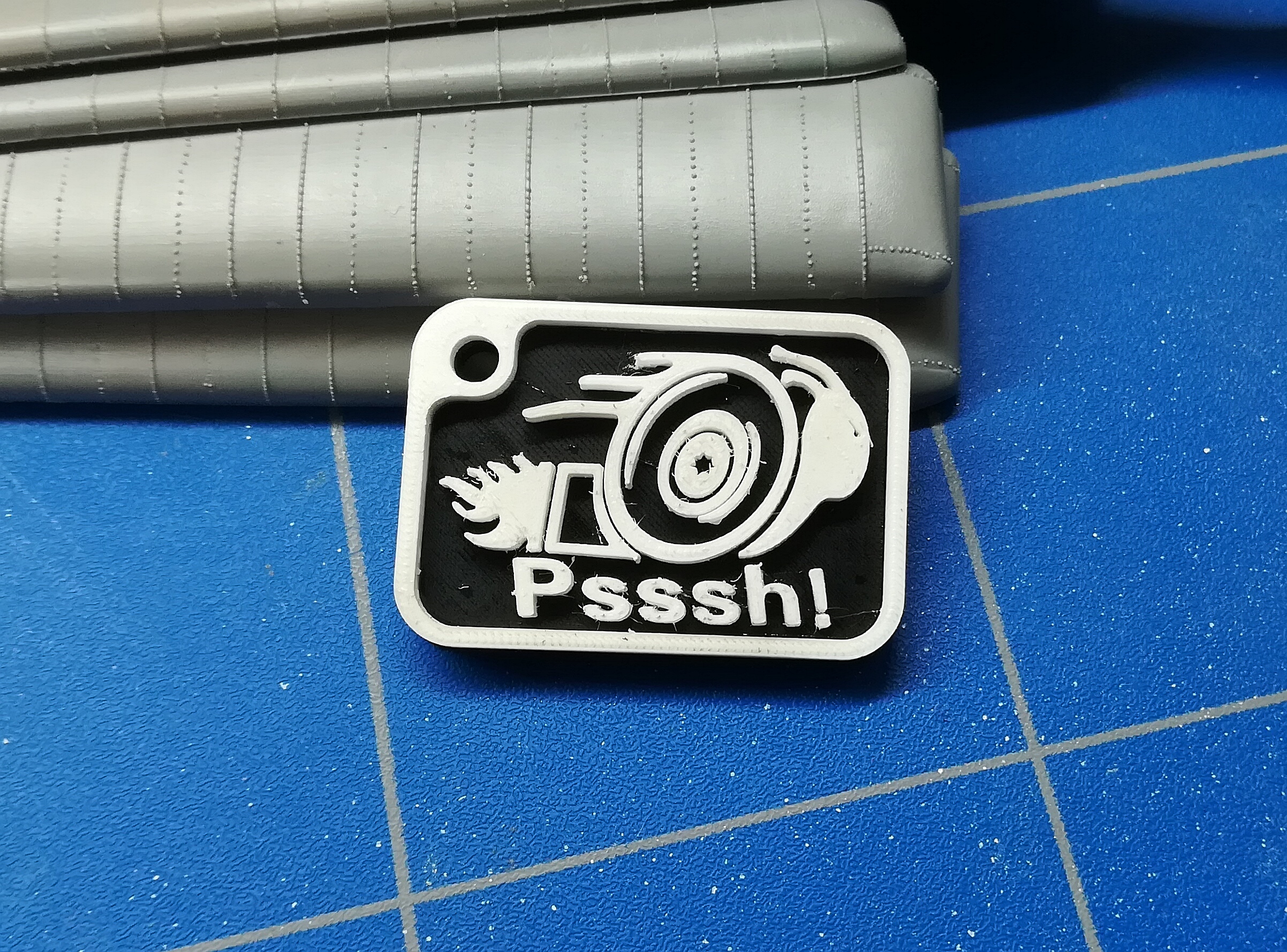 Turbo snail keychain psssh!