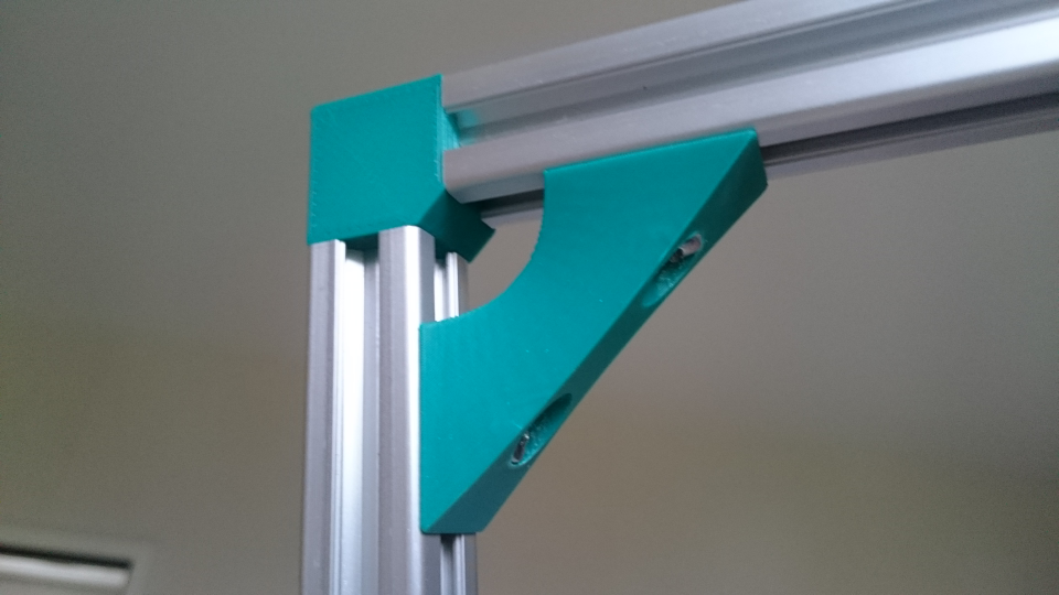 Angle bracket (90deg) extrusion aluminium 20x20 (2020)
