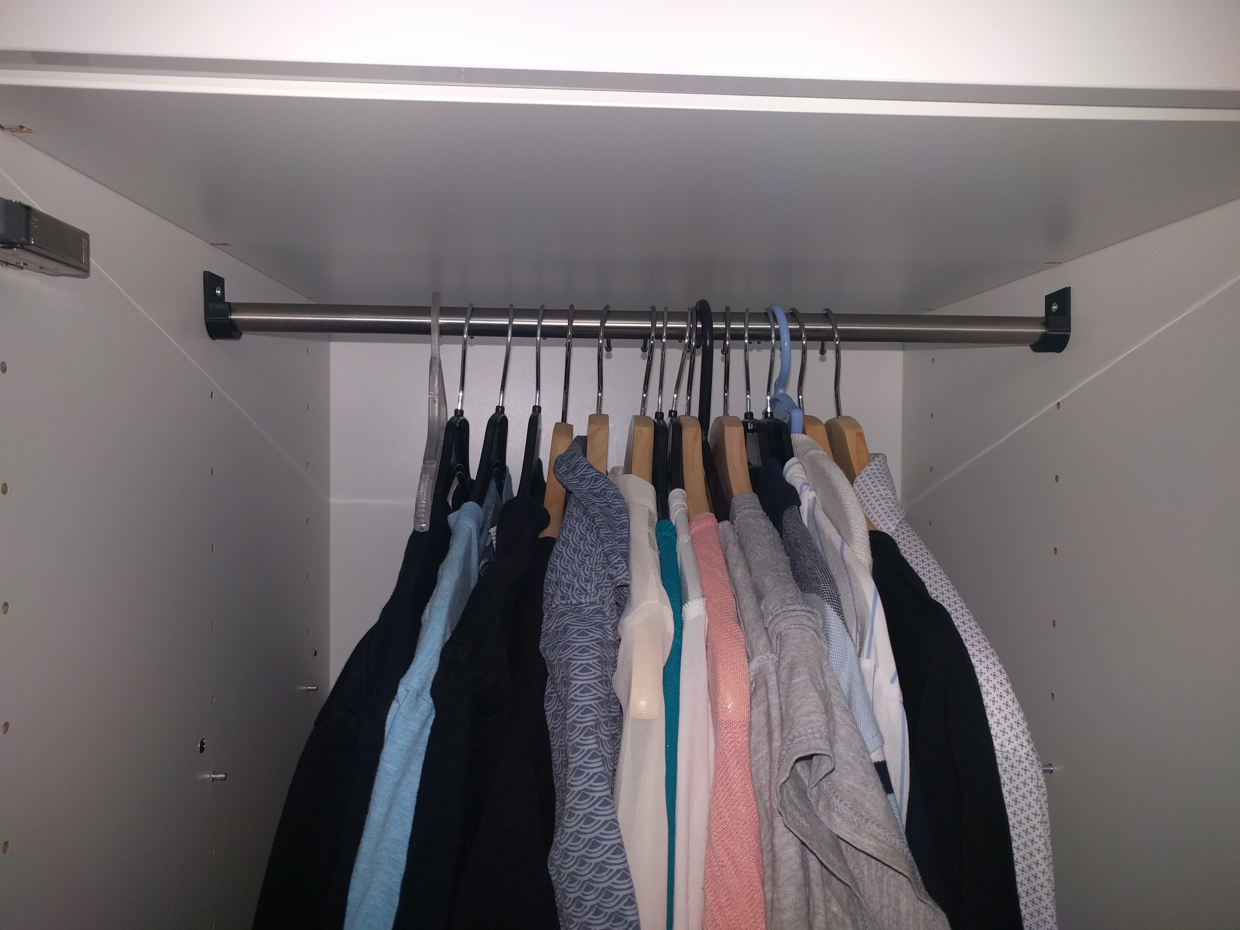 Ikea METOD clothes pole adapter. 19mm. Wardrobe / Hanger.
