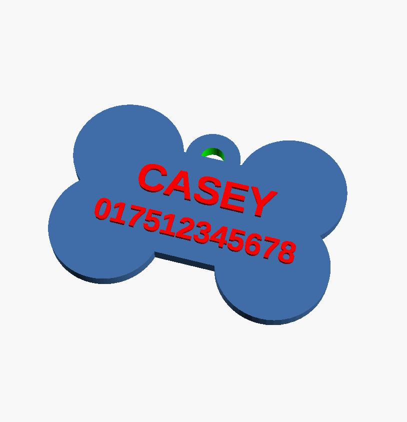 dog tag bone