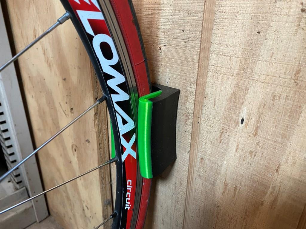Multi-Material Wall Mounted Road Bike Stand