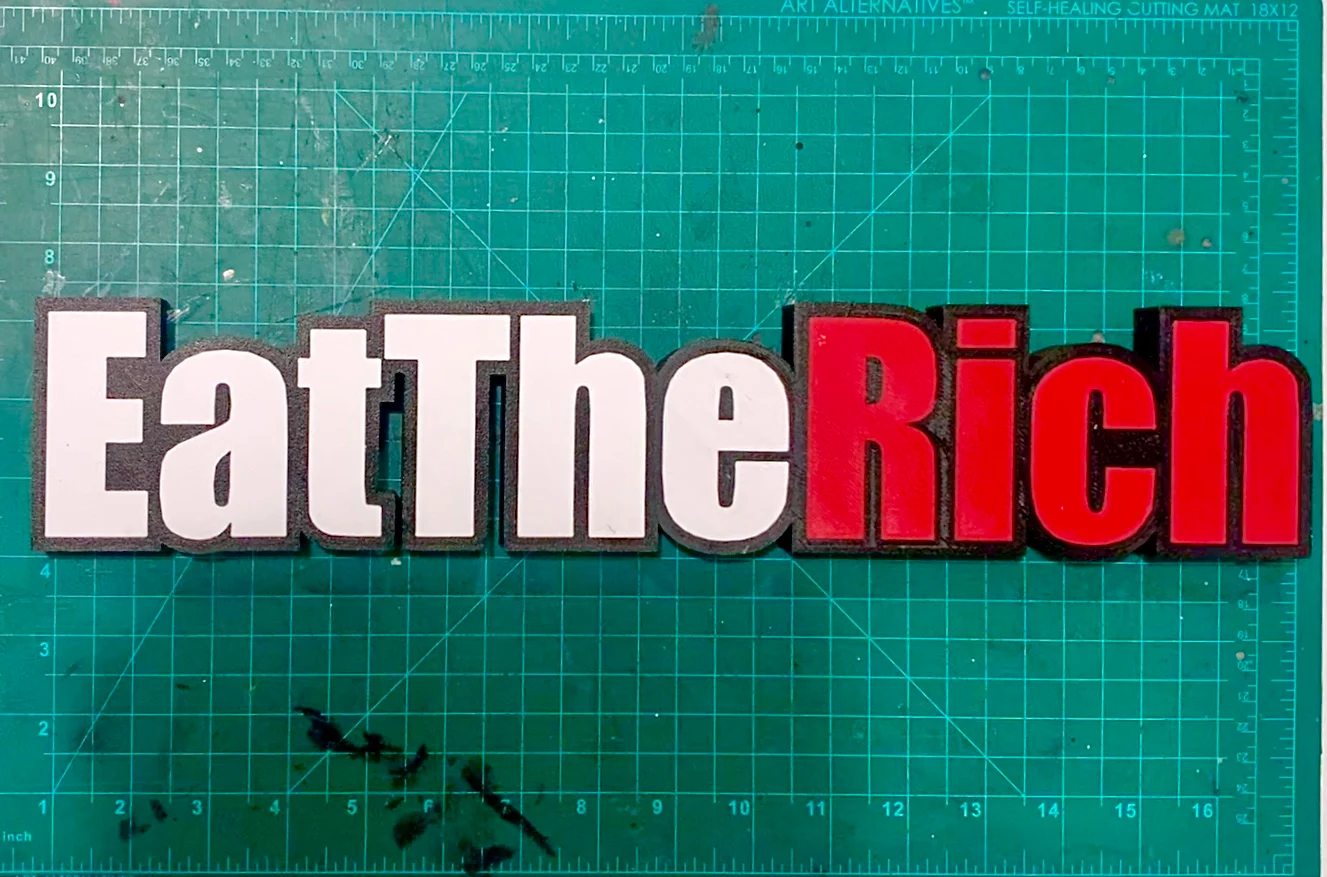 EatTheRich Sign (Inspired by GameStop)