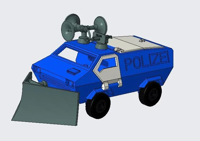 German Police Tank - Playmobil