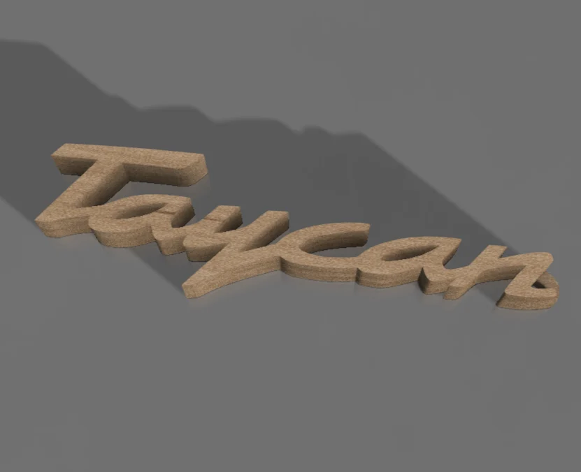 Porsche Taycan Keychain actual Logo!