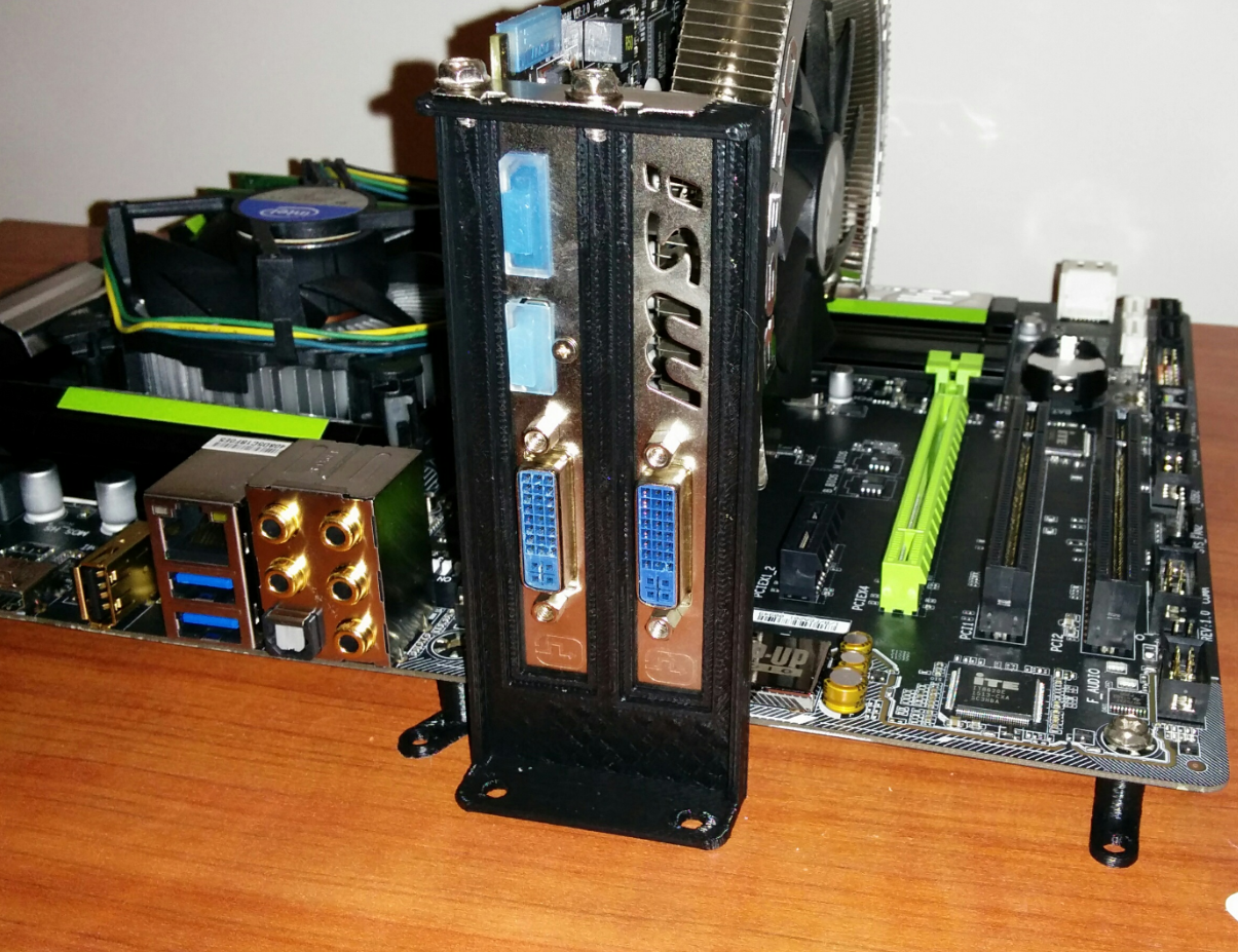 Dual PC slot mount