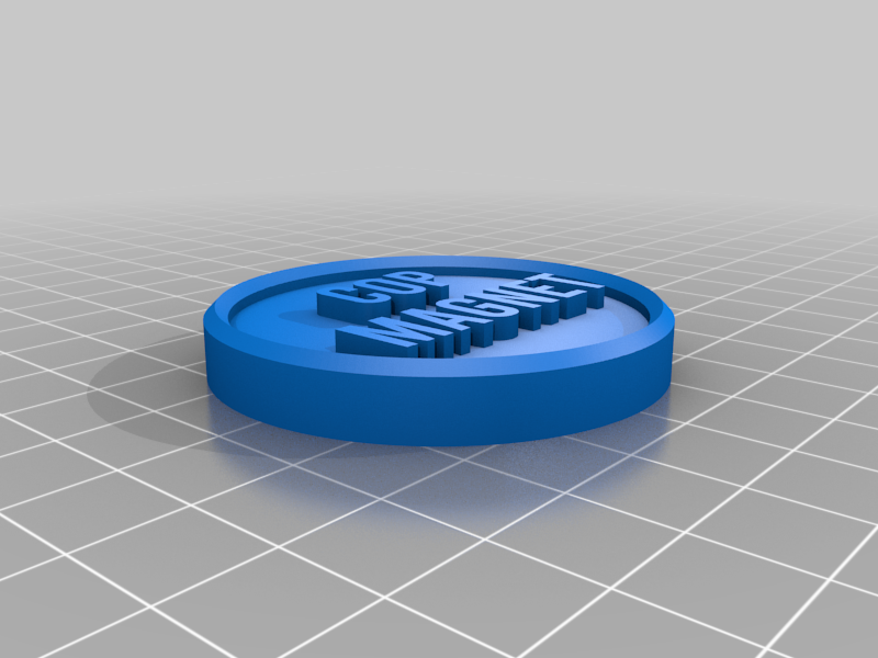 Cop Magnet Badge