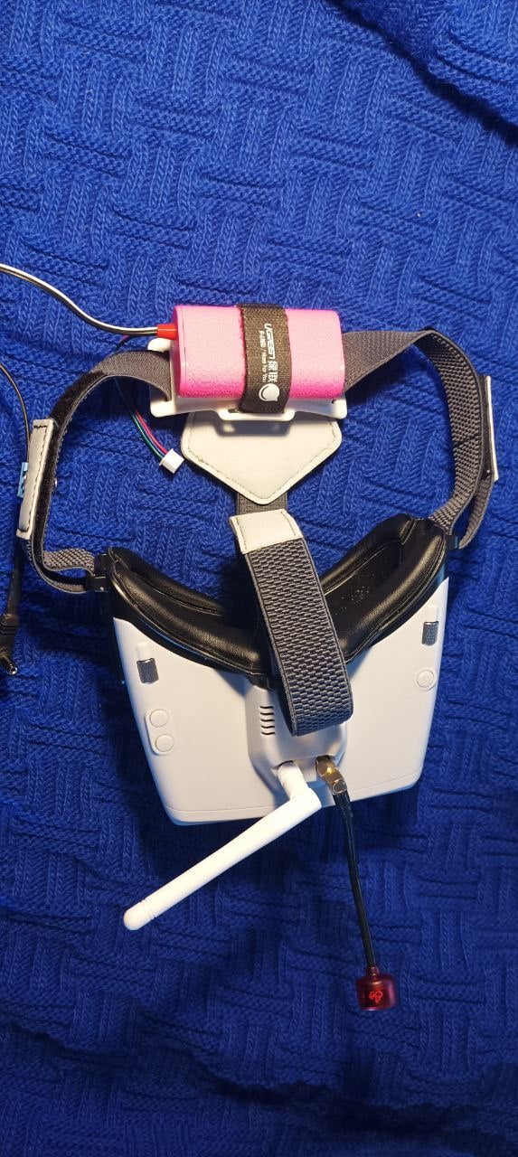 Skyzone Cobra 2s battery strap mount