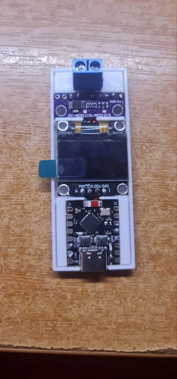 Case for ESP32-C3 Super Mini Voltmeter with ADS1115 and 0.96" OLED