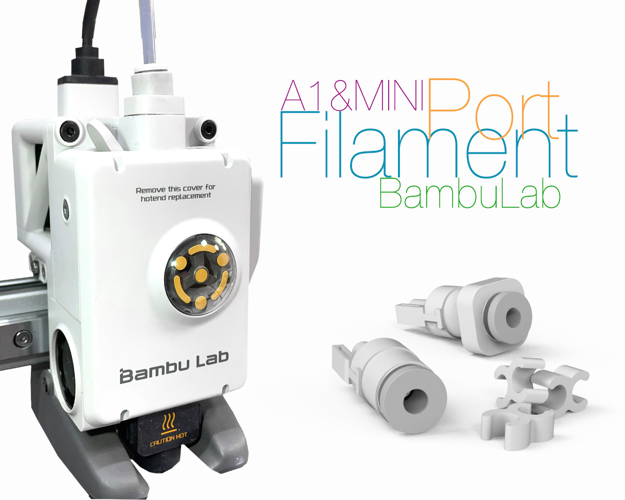 Filament Port for BambuLab A1&Mini
