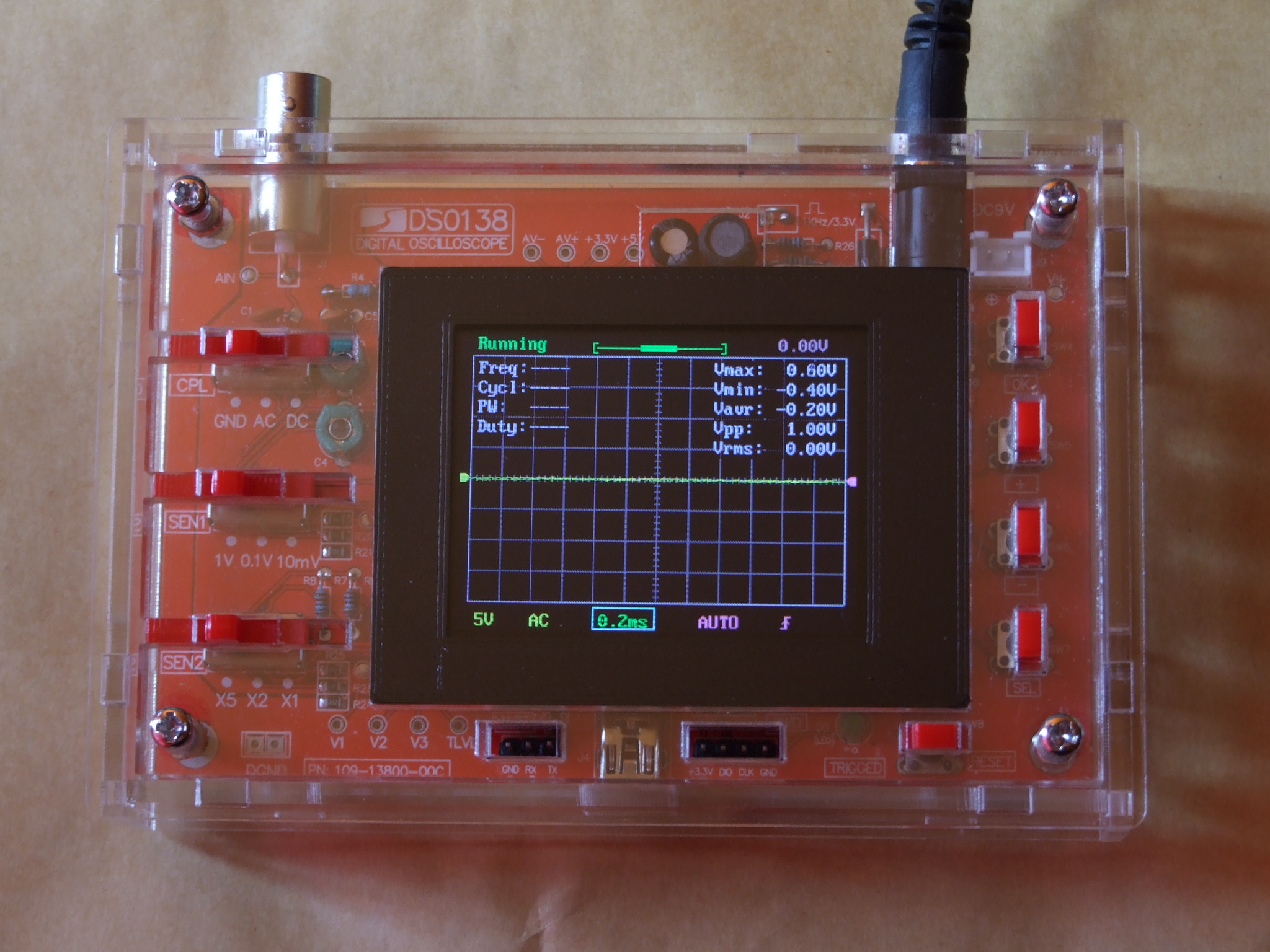 DSO 138 LCD Frame