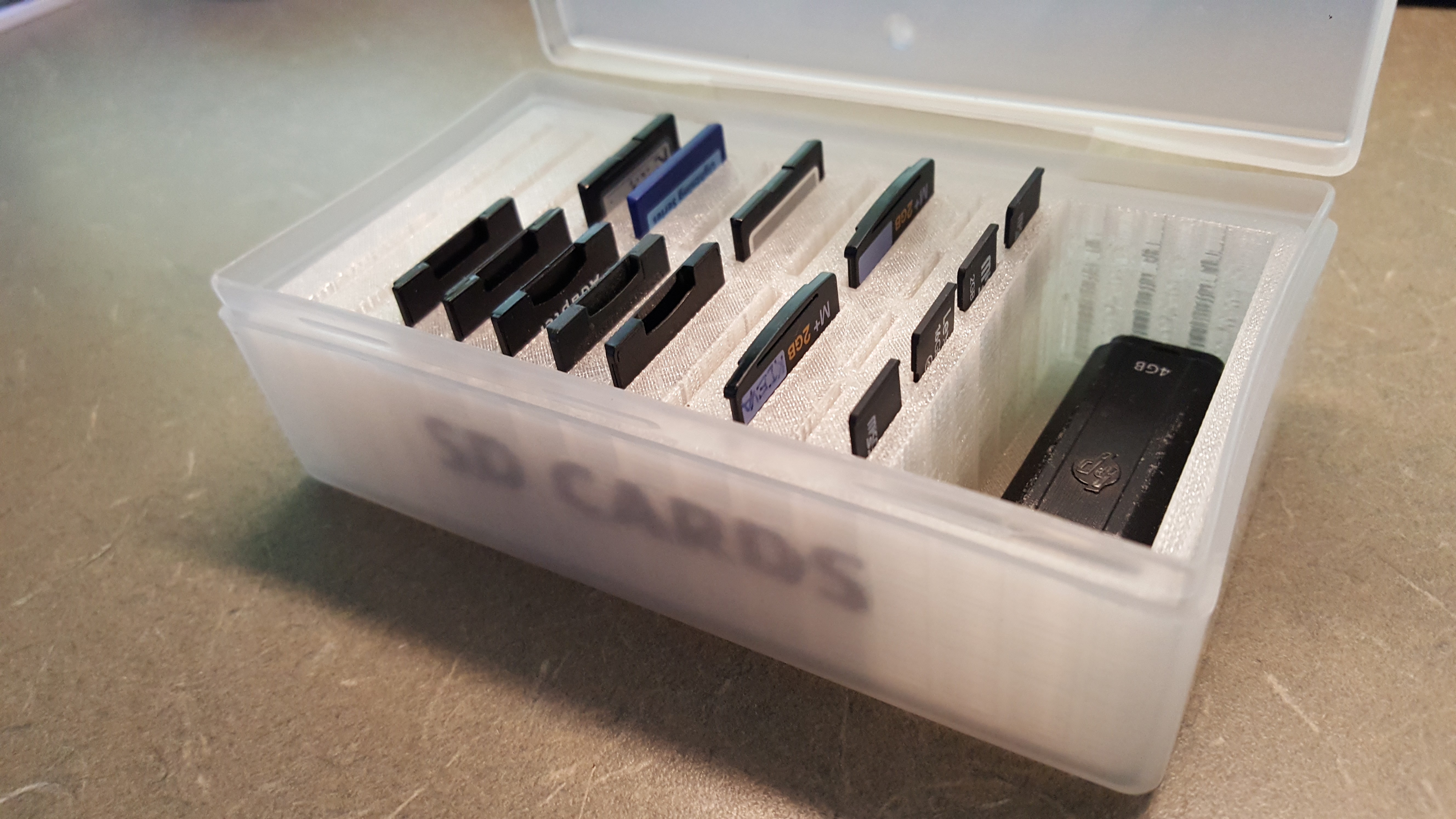 SD Card organizer