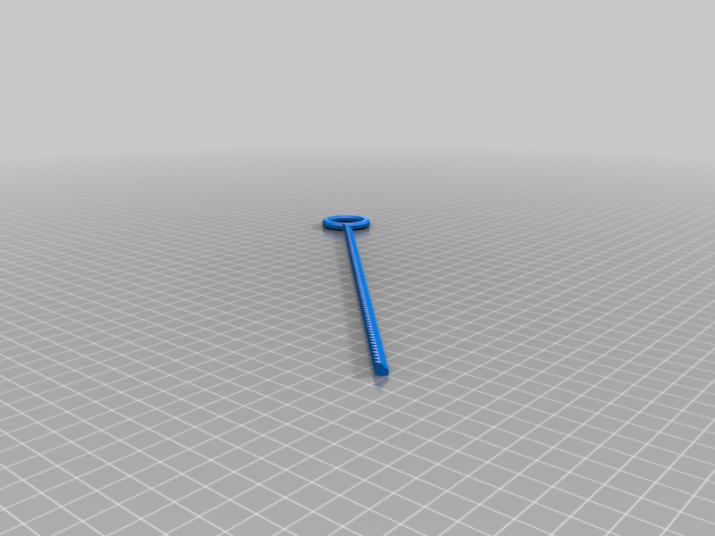 Pullcopter pullcord resized for Ender 3 v2 bed
