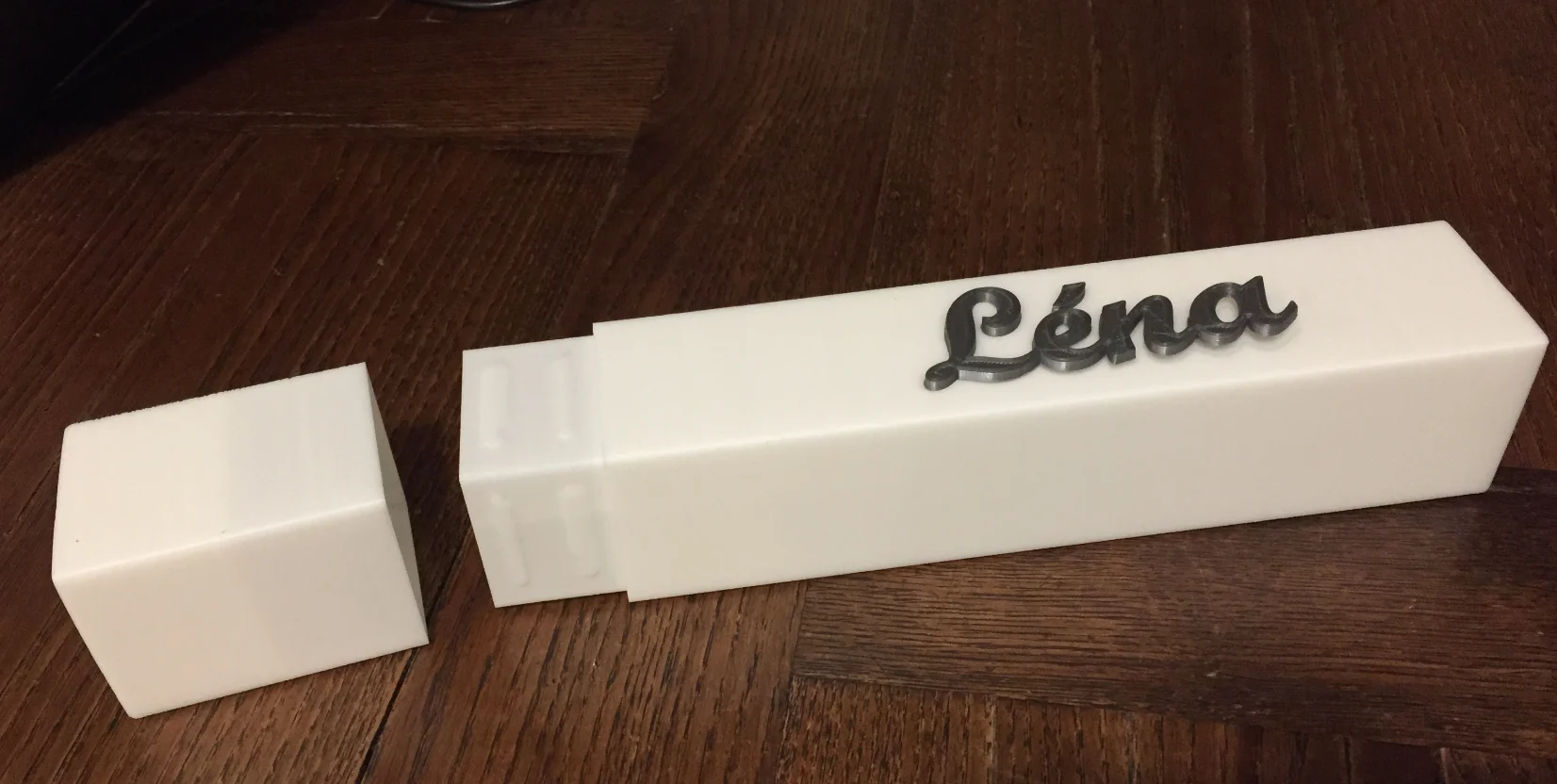 Nestable customizable box / Boite emboitable paramétrique