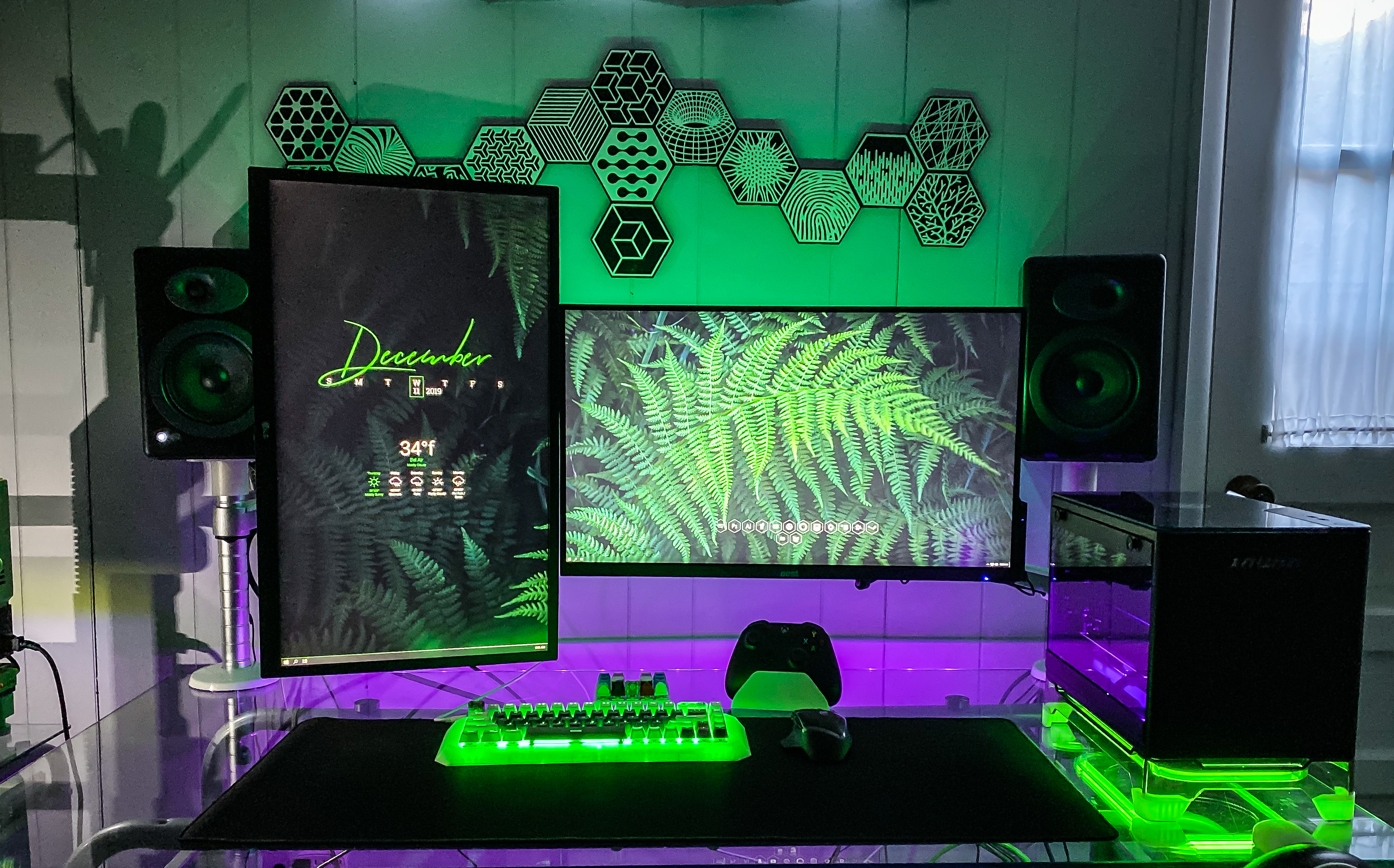 Monitor Mount Speaker Perch