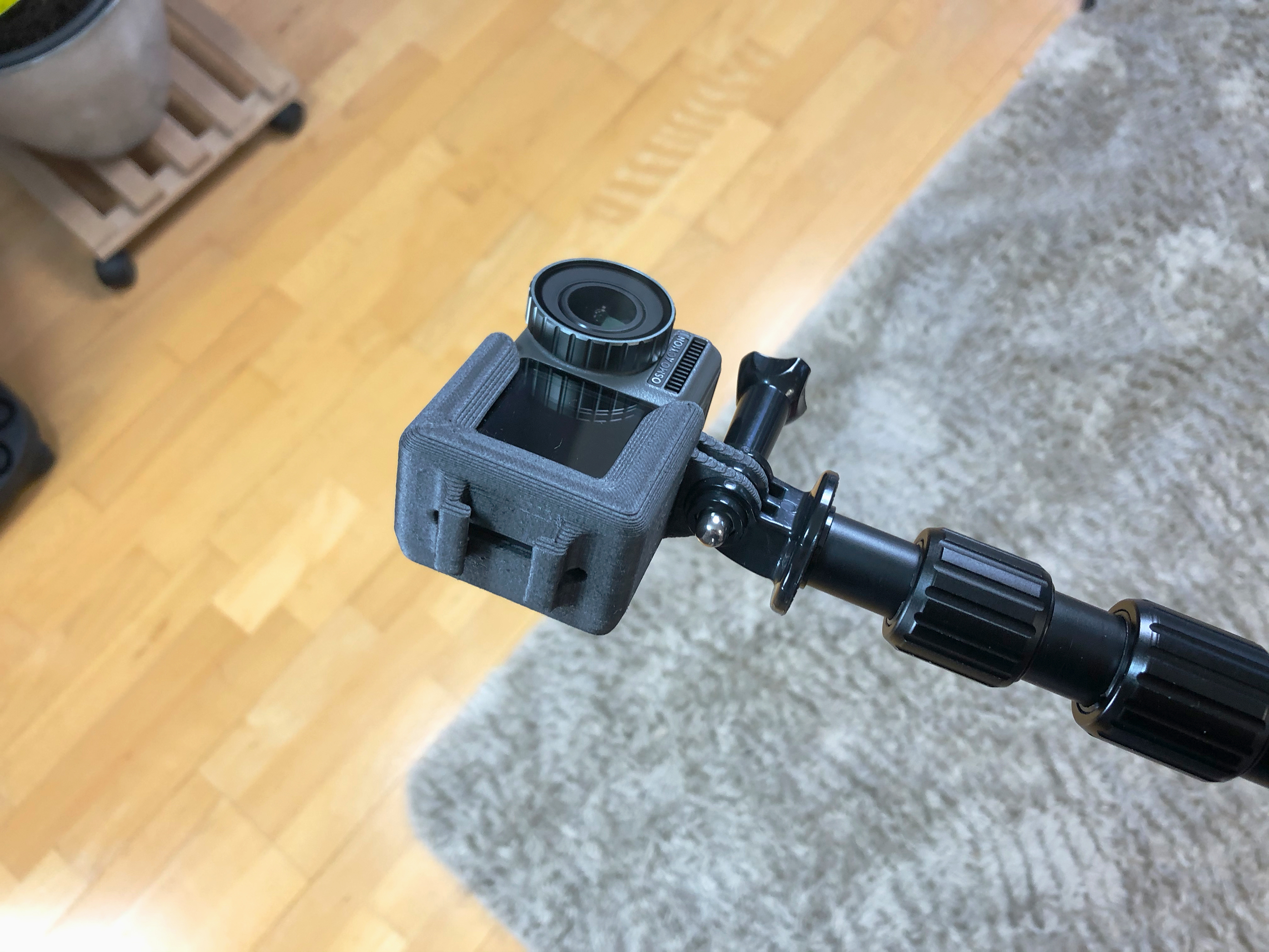 DJI Osmo Action flexible quick-release holster with coldshoe mounts