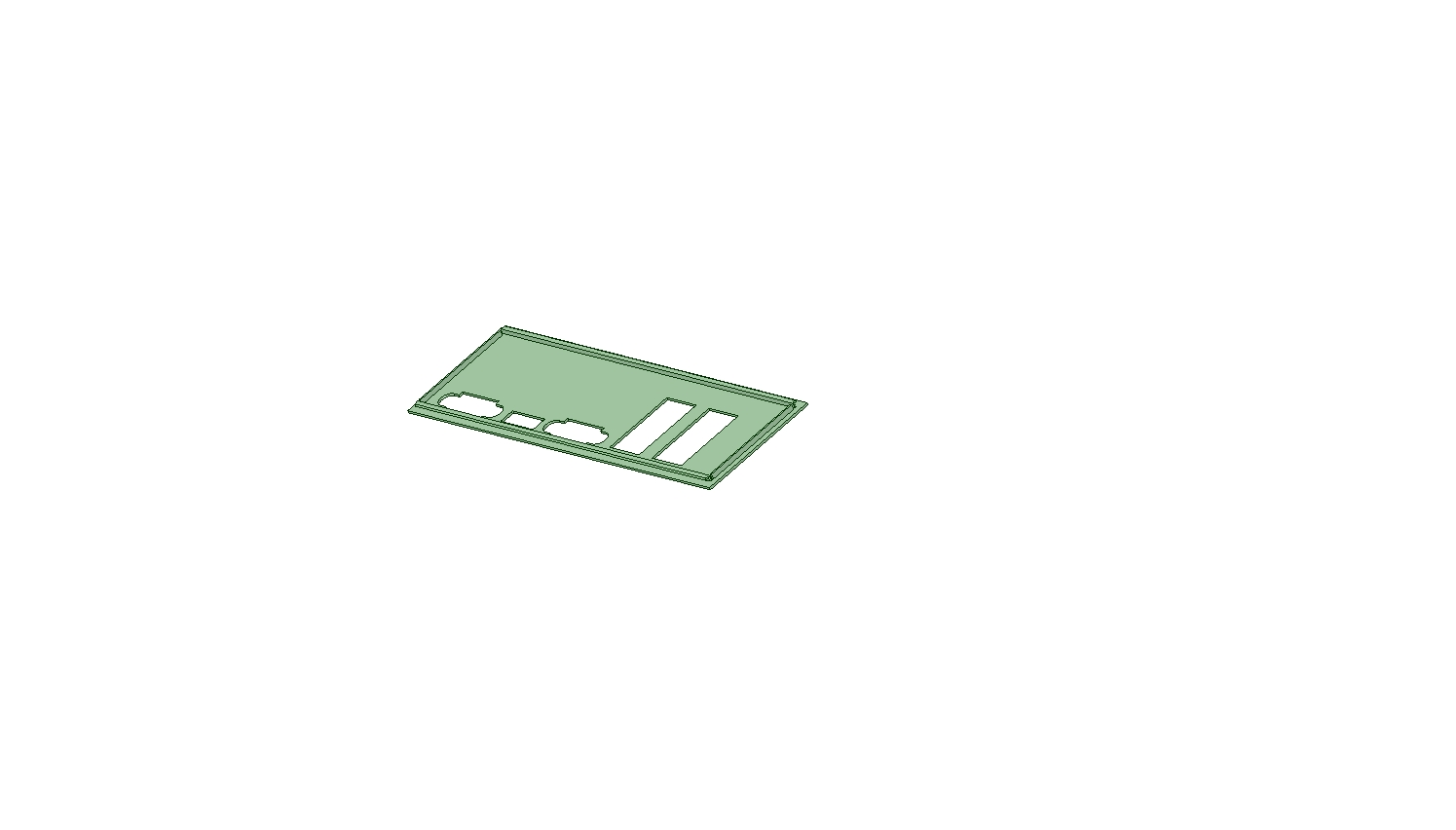 Intel ServerBord Backpanel