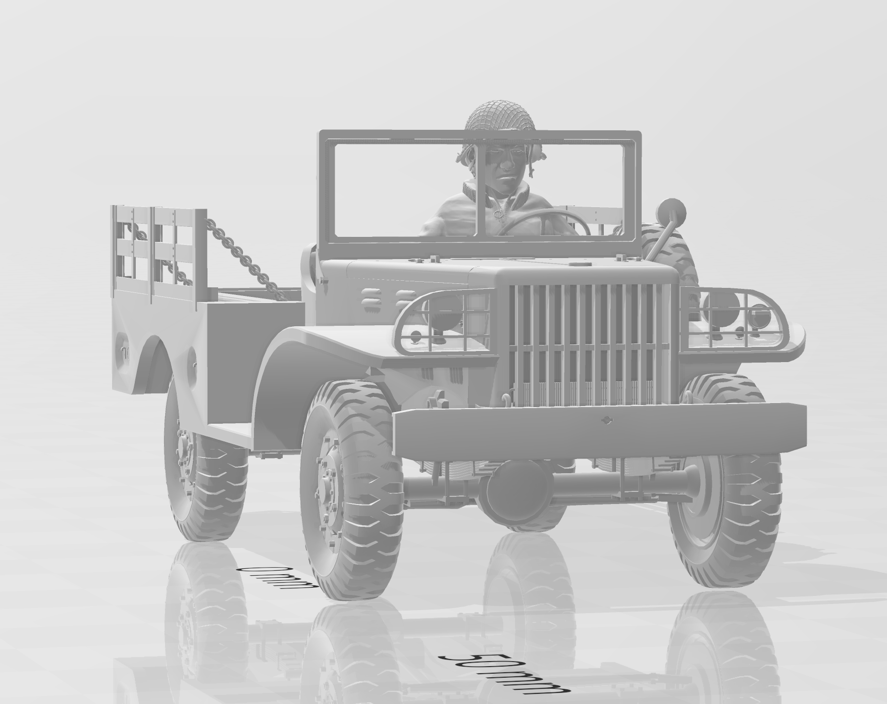 28mm Boltaction 1/2t Dodge Beep Truck