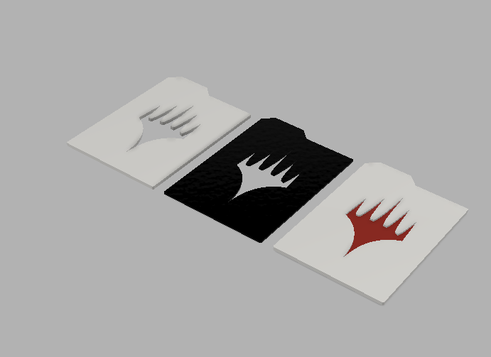 MTG deck separator (MTG Planeswalker symbol /black lotus ver)