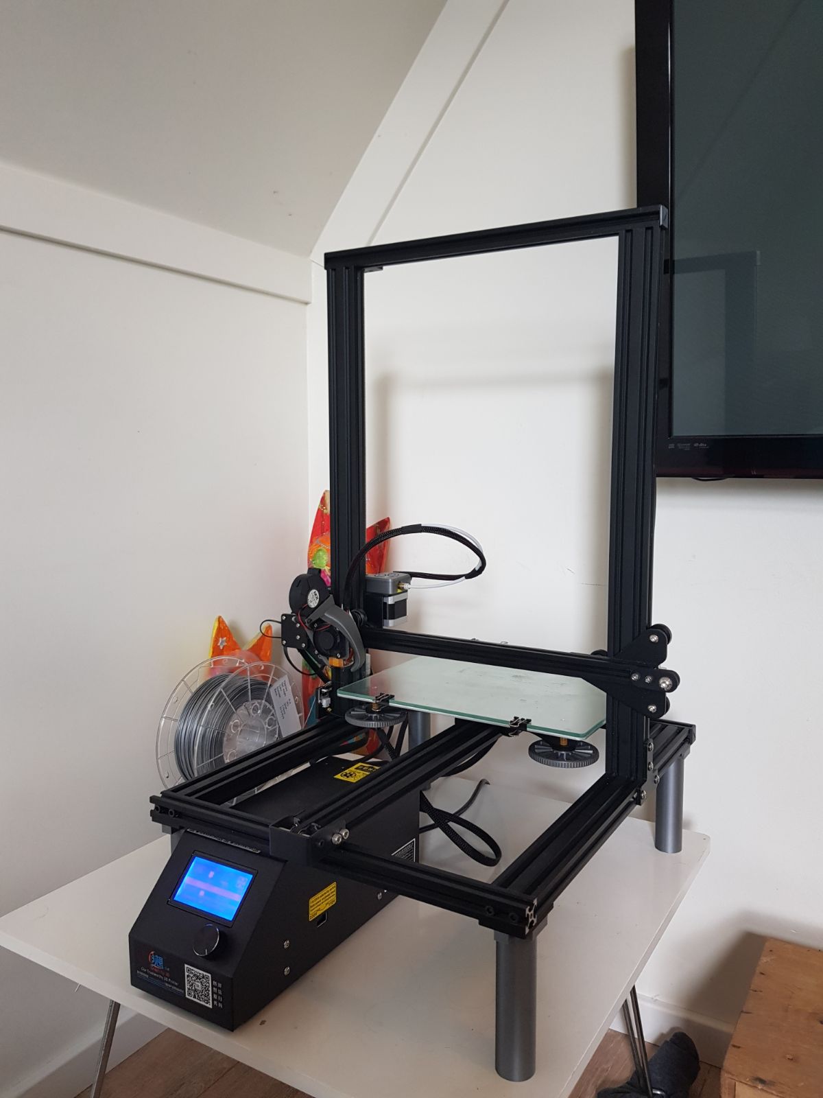CR-10 Table foot and cable strain relief