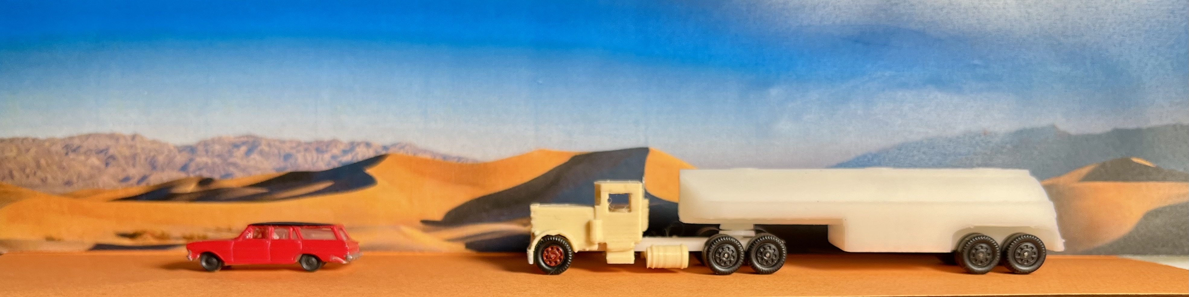 Peterbilt 281 with fuel trailer