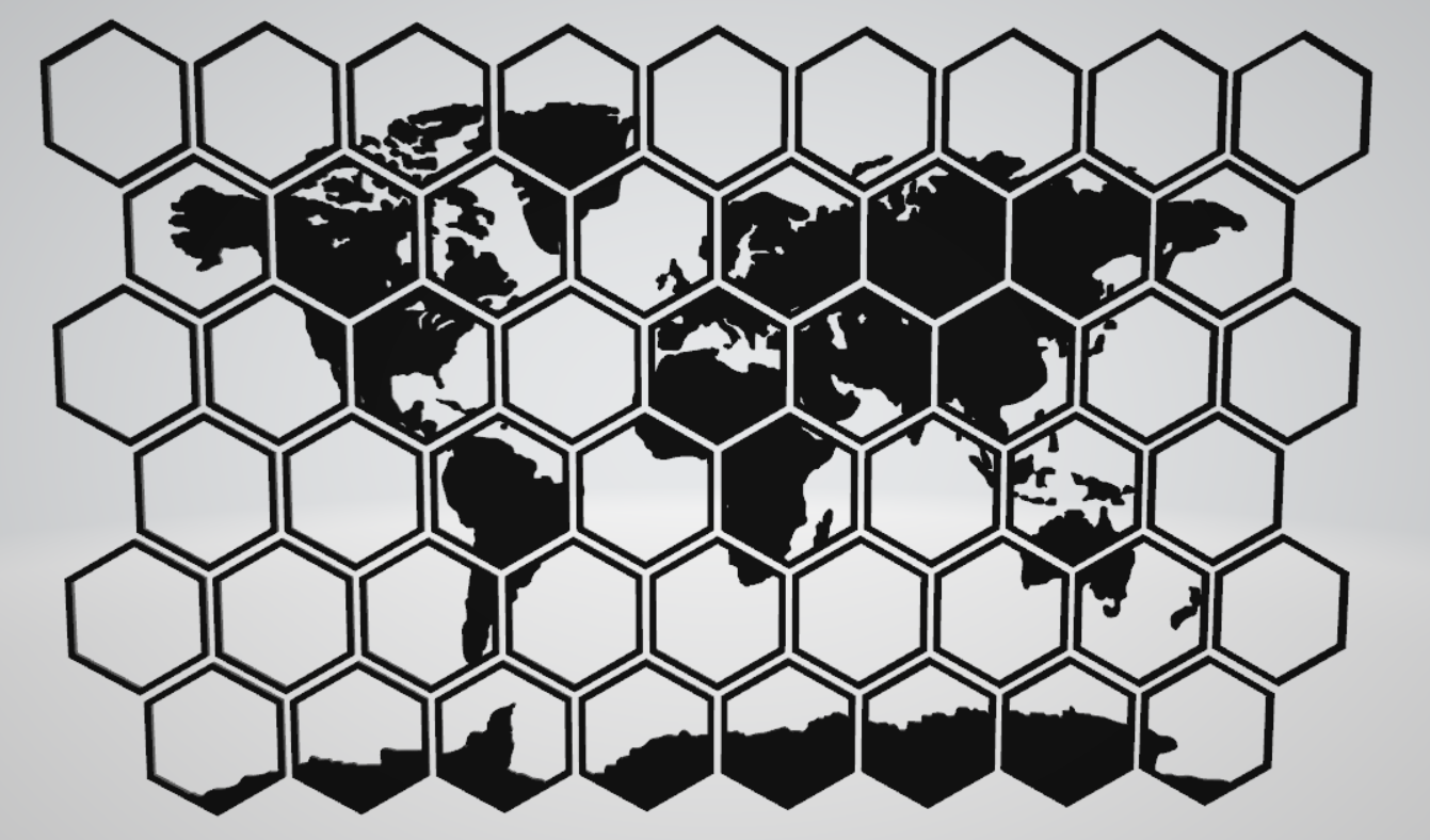 Hexagon World Map 2.0