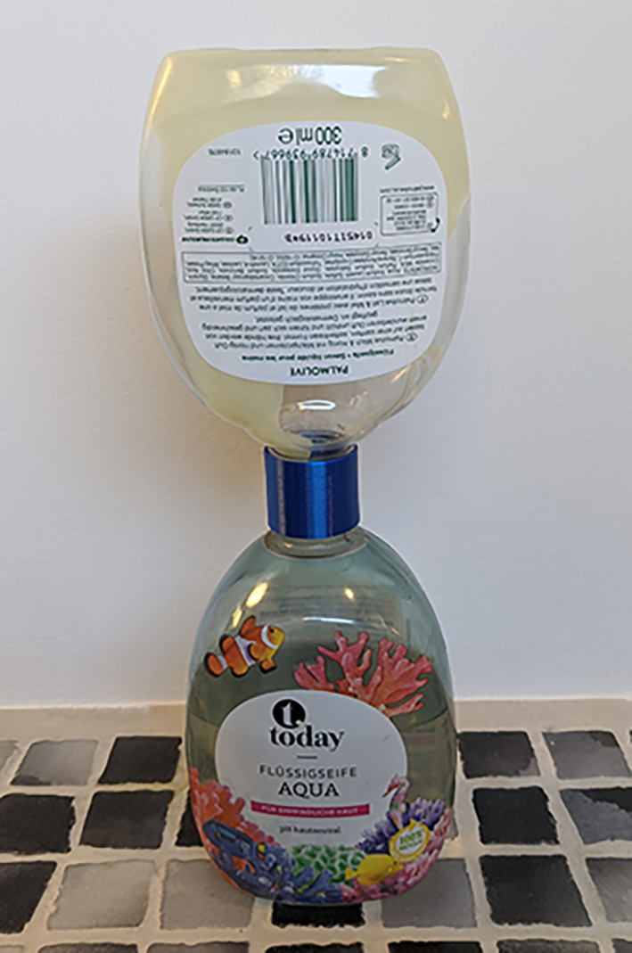 Soap/Lotion Dispenser Coupling