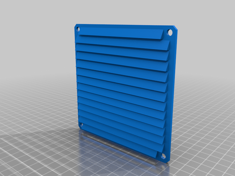120mm angled fan vent