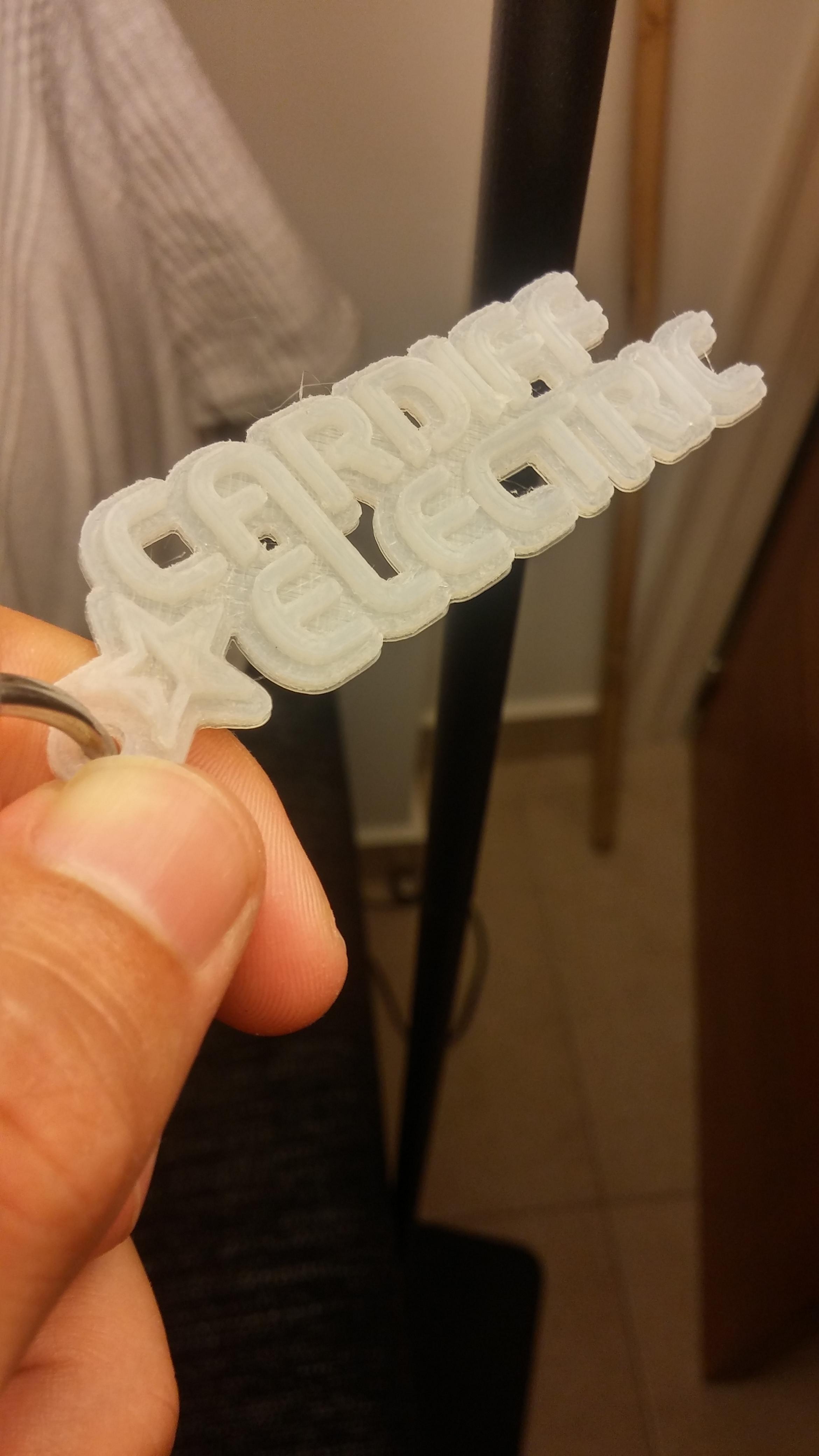 Cardiff Electric keychain