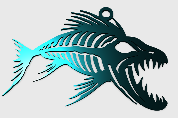 Tiger Fish Pendant