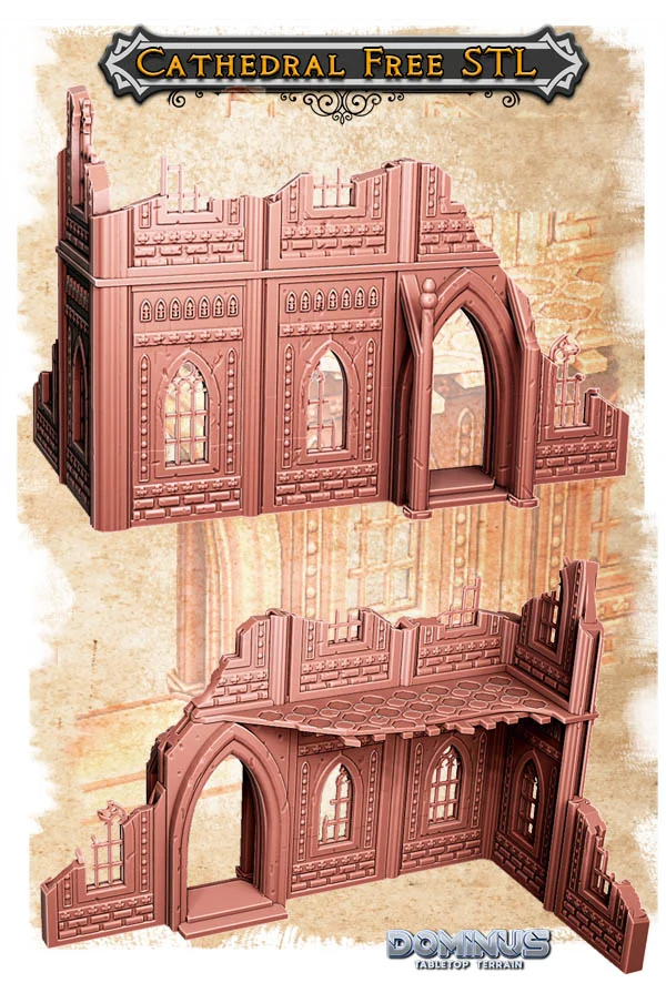 Cathedral modular terrain Lite