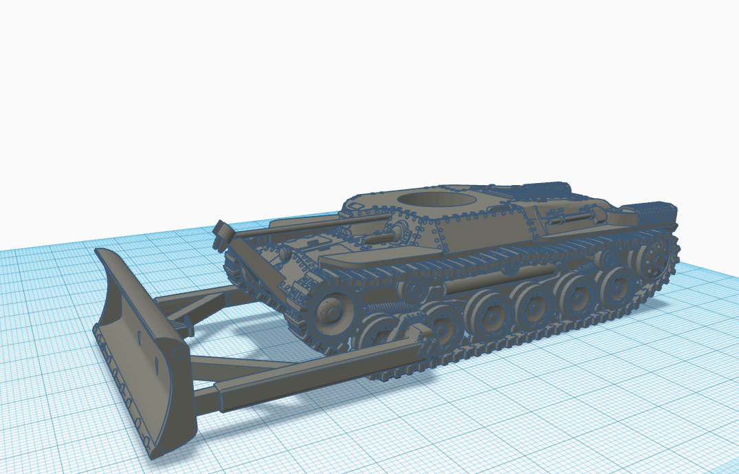 Type 97 Chi-Ha Shinhoto Bulldozer variant