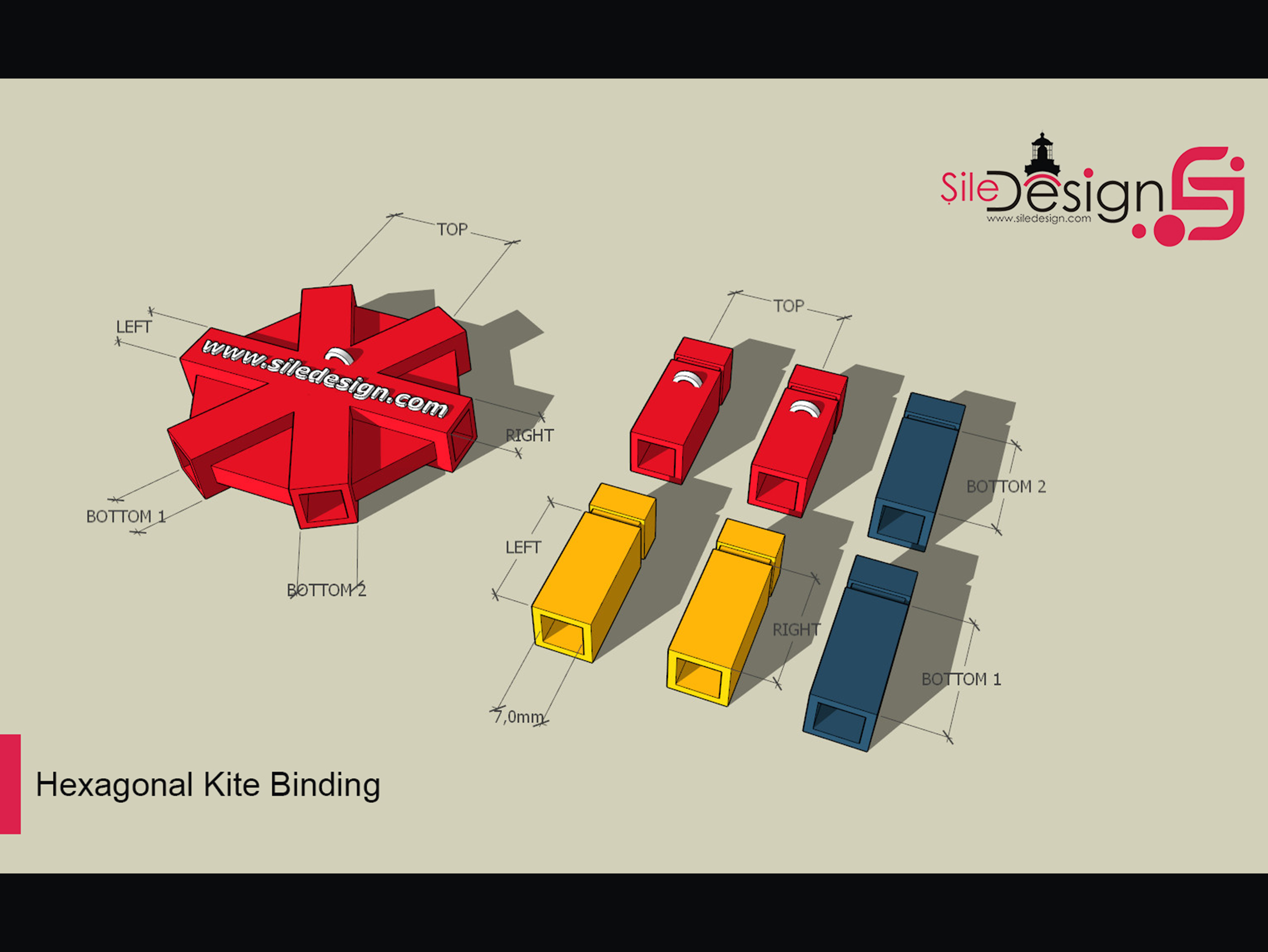 Hexagonal Kite Bindings