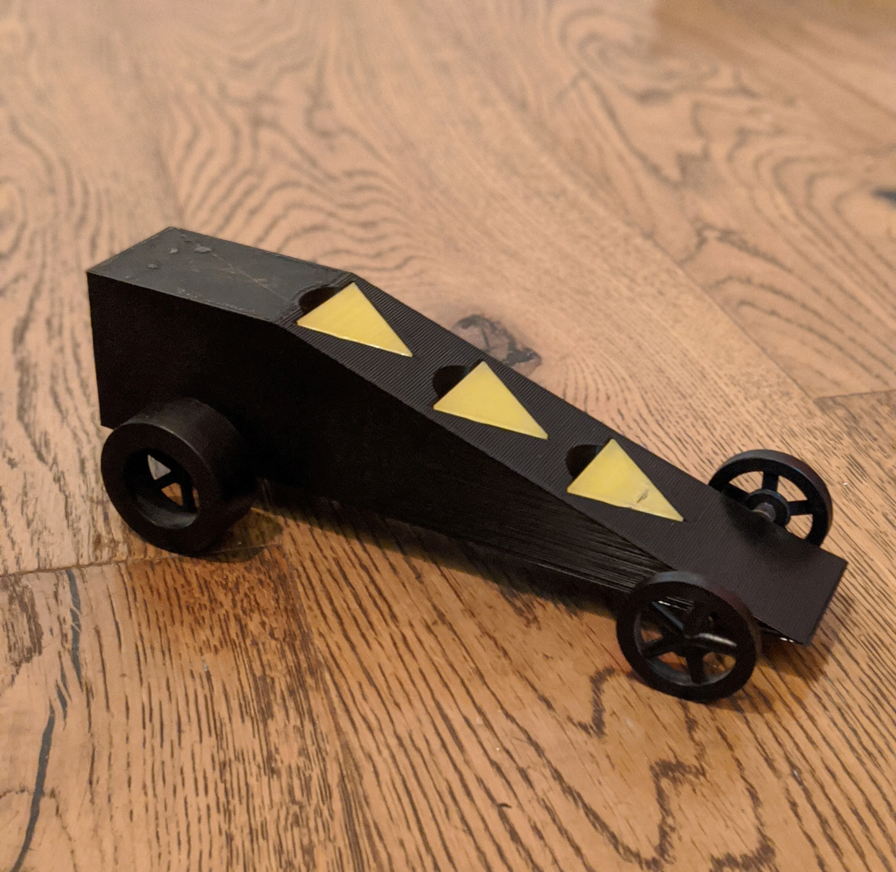 CO2 Dragster, A woodshop project reimagined