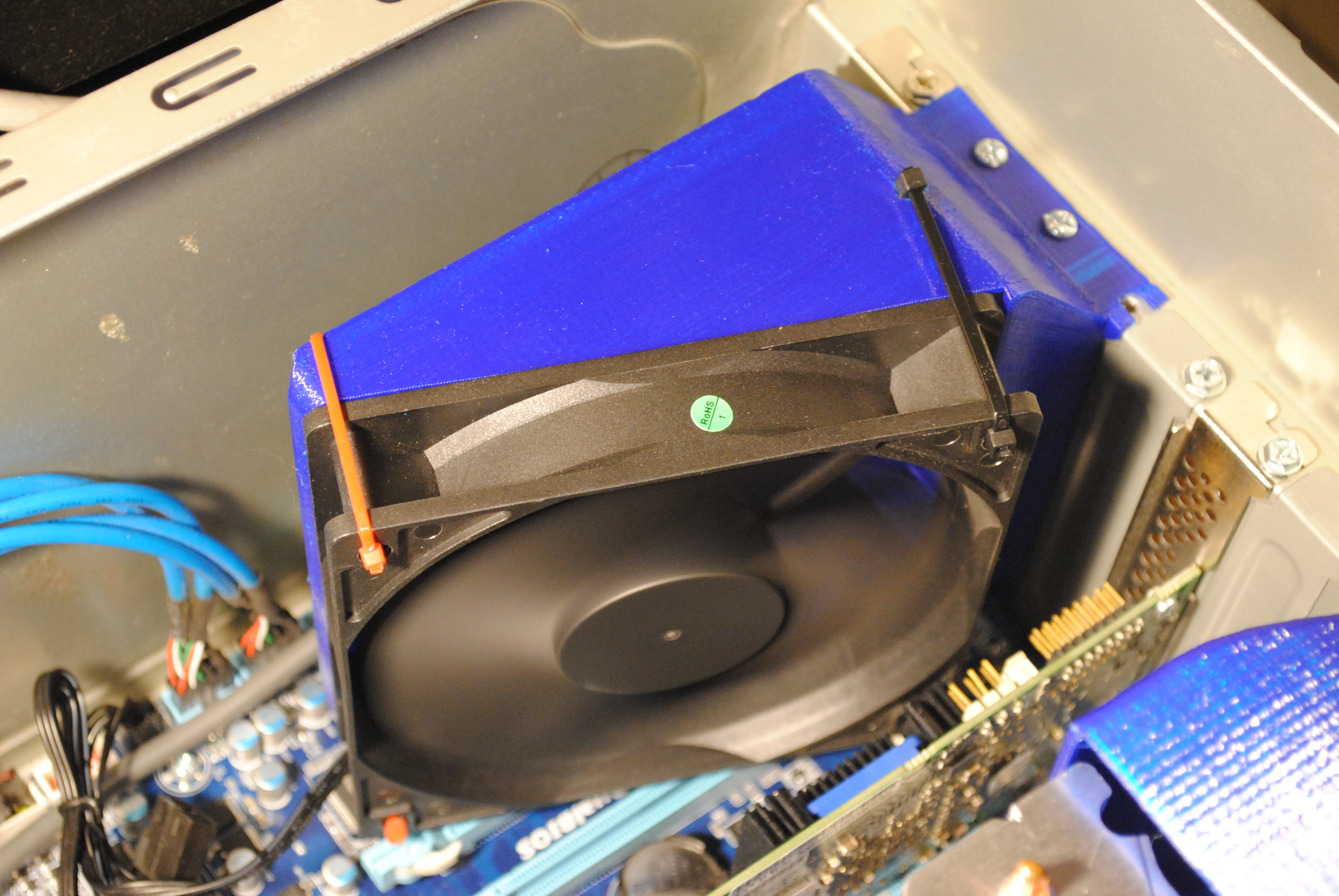 120mm Case Fan Duct for PCI/ATX Expansion Slot