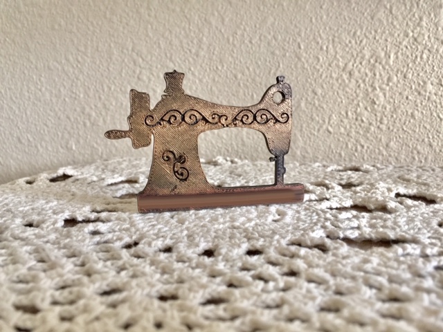 Sewing Machine Keyring