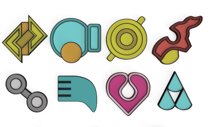 Hoenn Pokemon League Badges