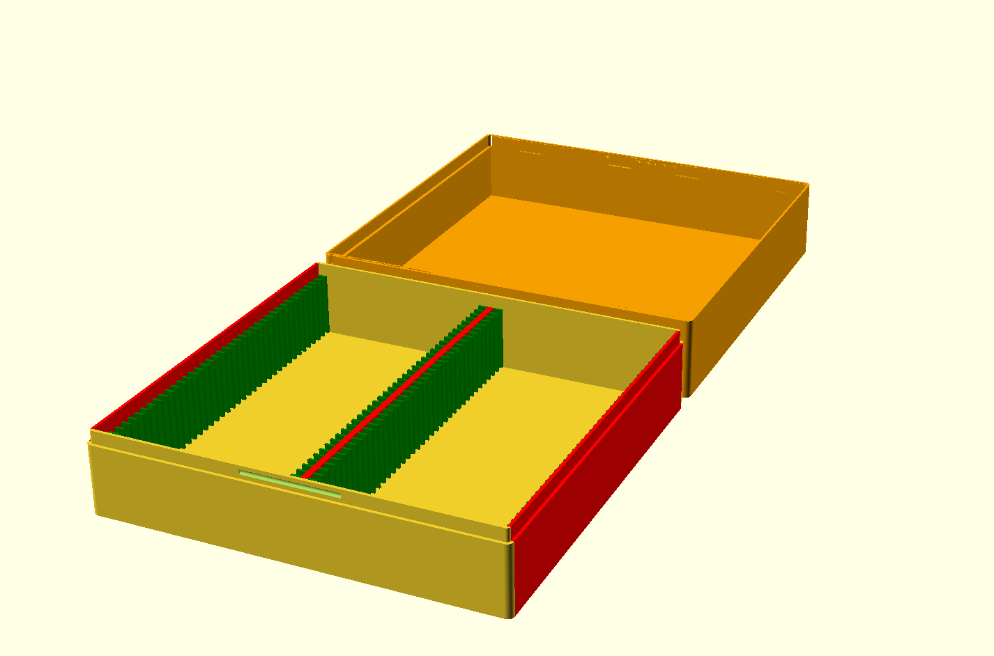 Parametric Slanted Filament Swatch Case