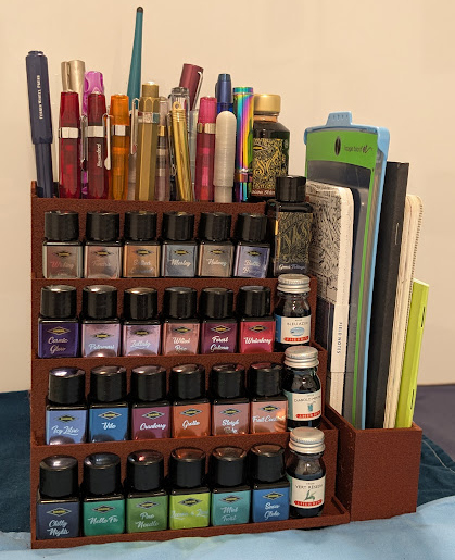 Pen and Ink Desk Organiser
