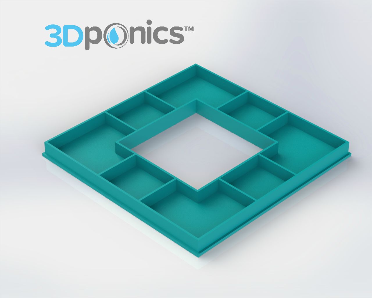 Reservoir Cap - 3Dponics Herb Garden