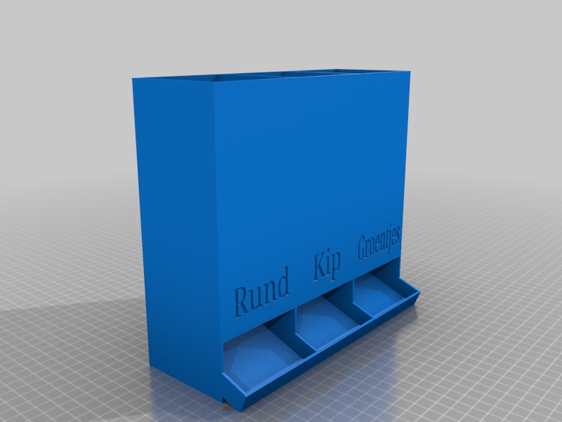 Verdeelbakje dispenser bouillonblokjes