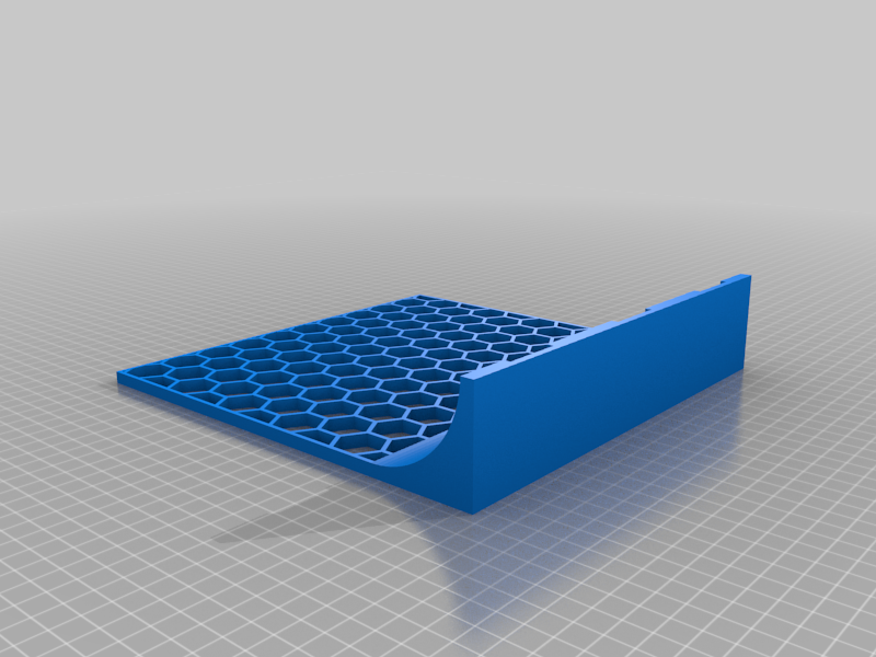 Hexagonal mesh book end